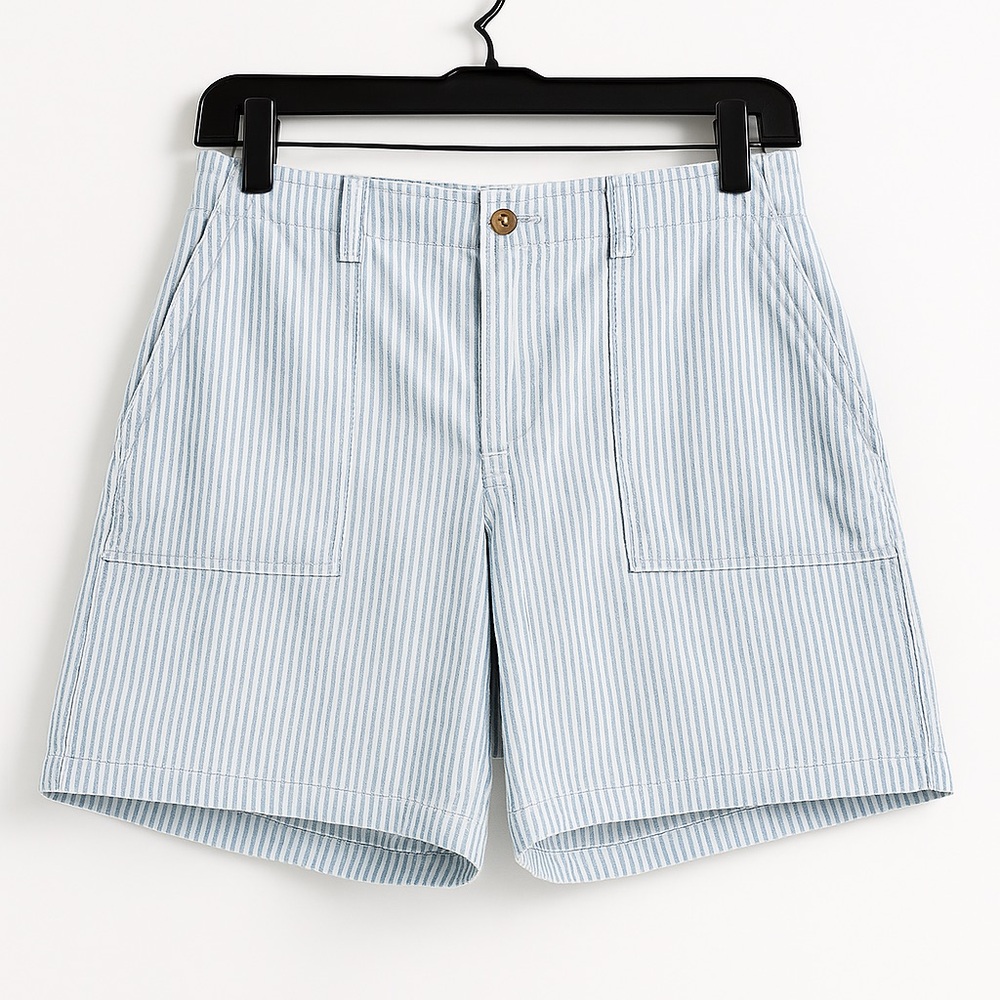 Gap Seersucker Girlfriend Chino Shorts - Size 6 👖